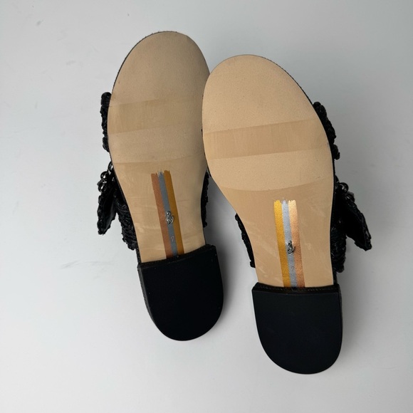 Sam Edelman Black Beaded Slide Sandals - Picture 9 of 9